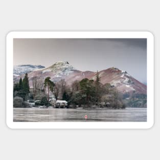 Winter on Derwent Water Sticker